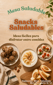 Mini Recetario Snacks Saludables